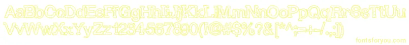 RhBrickhausProtoSaurus Font – Yellow Fonts