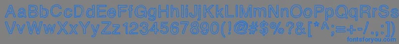 Eidolon Font – Blue Fonts on Gray Background