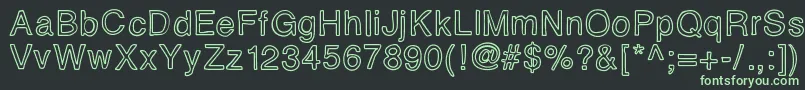 Eidolon Font – Green Fonts on Black Background