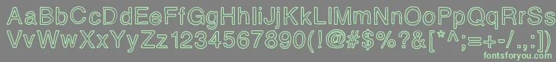 Eidolon Font – Green Fonts on Gray Background