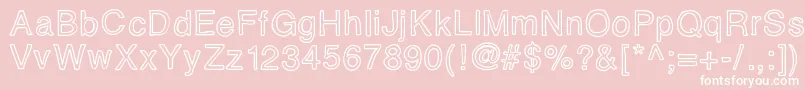 Eidolon Font – White Fonts on Pink Background