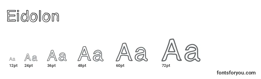 Eidolon Font Sizes