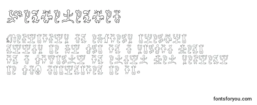 Обзор шрифта Rongorongoa