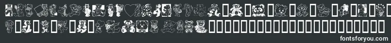 Teddyber Font – White Fonts