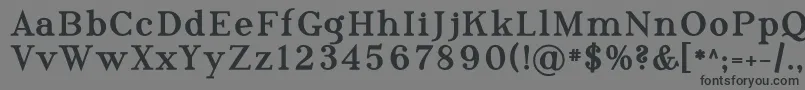 fuente Phosph10 – Fuentes Negras Sobre Fondo Gris