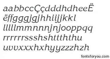 KingstonItalic font – nyanja Fonts