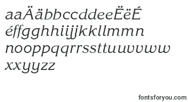 KingstonItalic font – macedonian Fonts