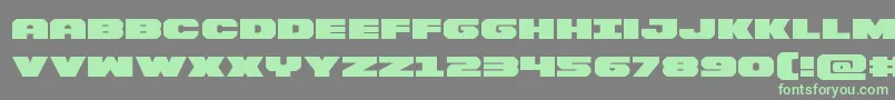 More about Bummerexpand Font Bummerexpand Font – Green Fonts on Gray Background