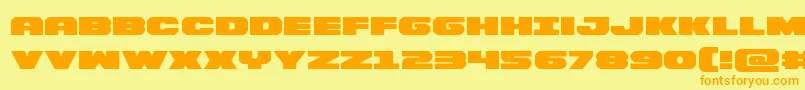 Подробнее о шрифте Bummerexpand Шрифт Bummerexpand – оранжевые шрифты на жёлтом фоне
