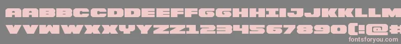 Bummerexpand Font – Pink Fonts on Gray Background