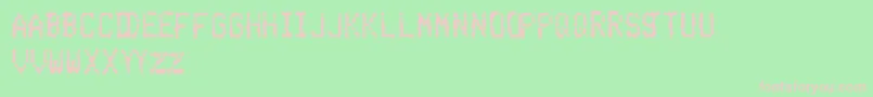 BelchingUpSalisburySteak Font – Pink Fonts on Green Background