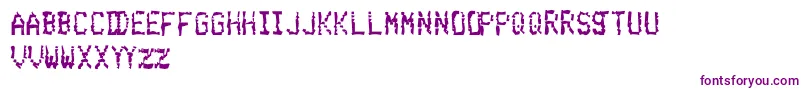 BelchingUpSalisburySteak Font – Purple Fonts on White Background