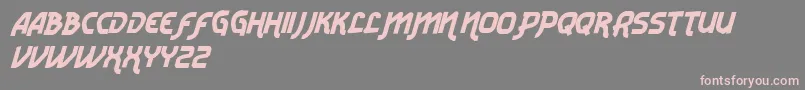 VtksRadicaleV2 Font – Pink Fonts on Gray Background