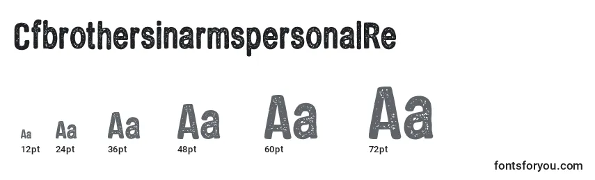 CfbrothersinarmspersonalRe Font Sizes