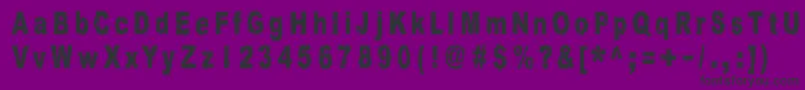 HistoryRepeatsItself Font – Black Fonts on Purple Background