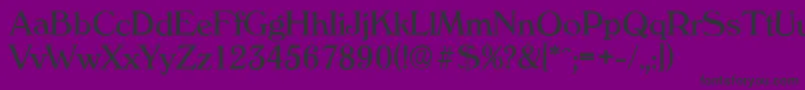 VeronaserialRegular Font – Black Fonts on Purple Background