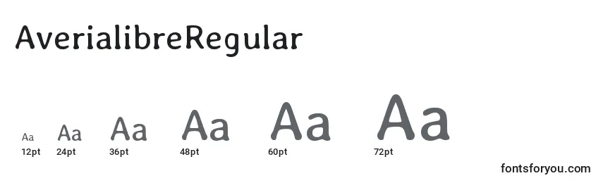 Größen der Schriftart AverialibreRegular