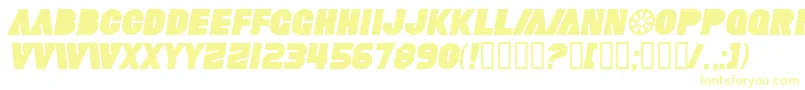 SfFortuneWheelItalic Font – Yellow Fonts