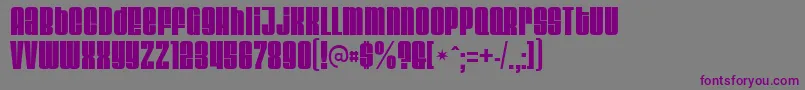 Velvendamegablack Font – Purple Fonts on Gray Background