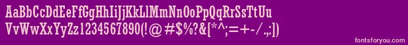More about RockwellMtCondensed Font RockwellMtCondensed Font – Pink Fonts on Purple Background