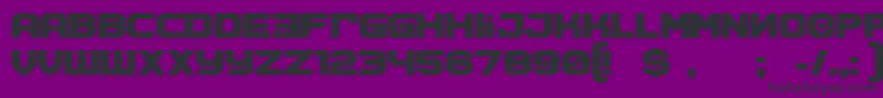 SovietprogramBold Font – Black Fonts on Purple Background