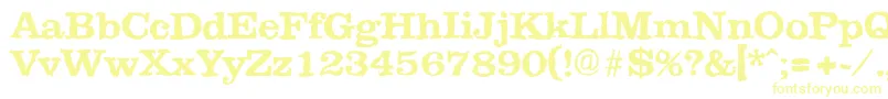 ClarerandomBold Font – Yellow Fonts