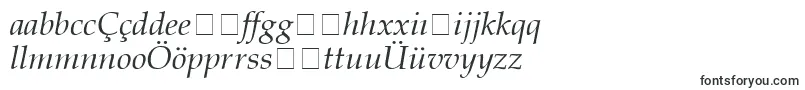 PaltonItalic-Schriftart – aserbaidschanische Schriften