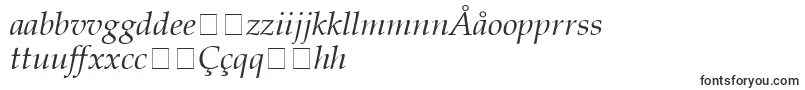 PaltonItalic-Schriftart – usbekische Schriften