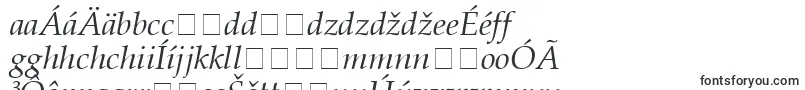 PaltonItalic-Schriftart – slowakische Schriften