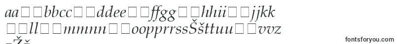 PaltonItalic-Schriftart – lettische Schriften