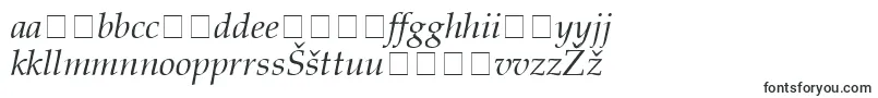 PaltonItalic-Schriftart – litauische Schriften
