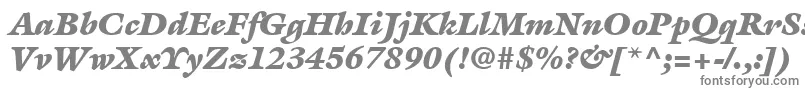 Fonte ItcGalliardLtUltraItalic – fontes cinzentas