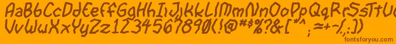 Подробнее о шрифте GoonspectreTbsBold Шрифт GoonspectreTbsBold – коричневые шрифты на оранжевом фоне