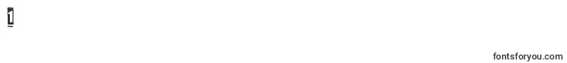 フォントJockeyFullOfBourbon – フォント数字1