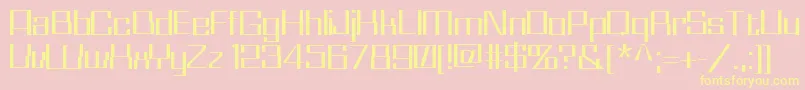 Whizkid Font – Yellow Fonts on Pink Background