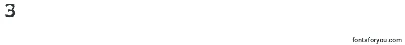 Tomb2013 Font – Fonts for Digit 3
