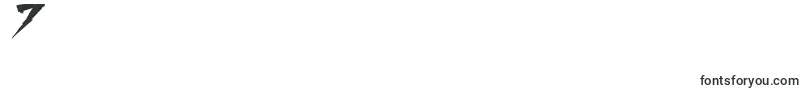 FightingSpirit2Bold-Schriftart – Schriften für die Ziffer 7
