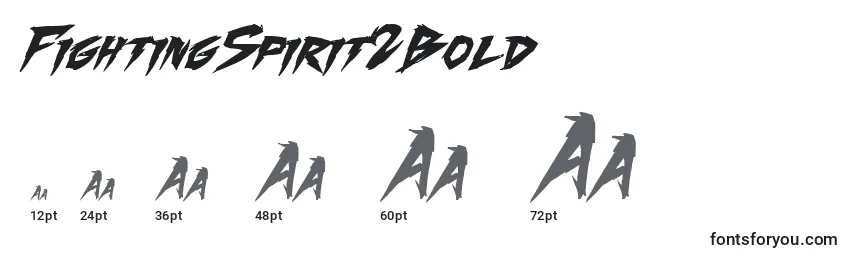 FightingSpirit2Bold Font Sizes