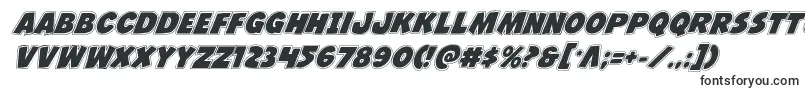 Шрифт Jcandlestickacad – блочные шрифты