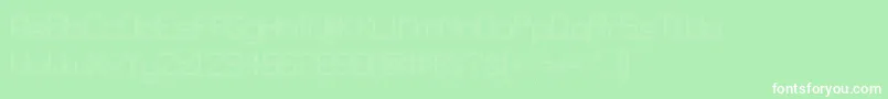 JdDigisquare Font – White Fonts on Green Background