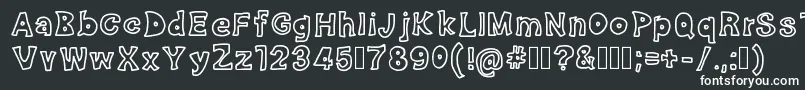 フォントEffective – 黒い背景に白い文字