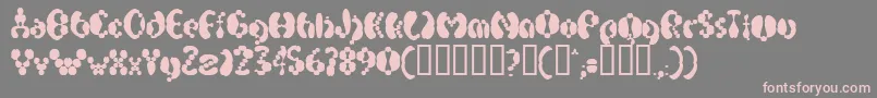 ElectrackSweet Font – Pink Fonts on Gray Background