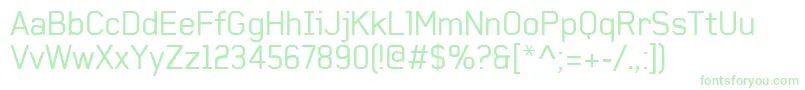 Baksheesh-Schriftart – Grüne Schriften
