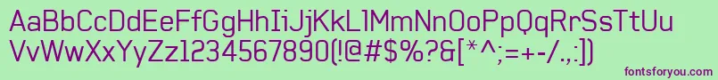 Baksheesh Font – Purple Fonts on Green Background