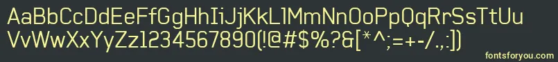 Baksheesh Font – Yellow Fonts on Black Background