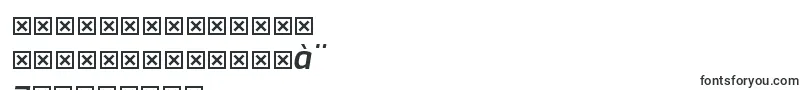 ExoSemibolditalic-Schriftart – panjabi Schriften