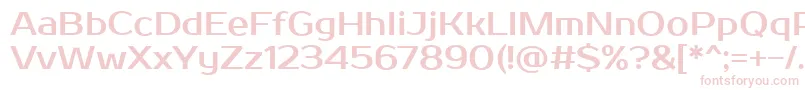 ProstooneRegular Font – Pink Fonts on White Background