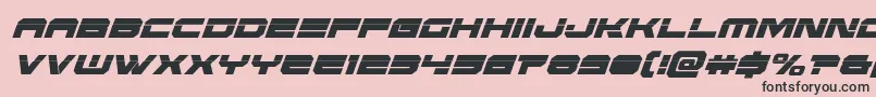 Eridanuscondlaserital Font – Black Fonts on Pink Background