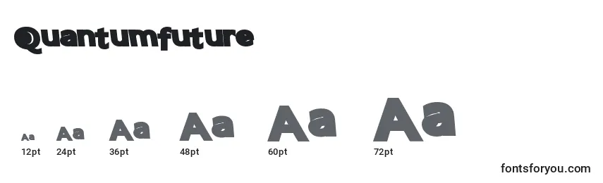 Размеры шрифта Quantumfuture