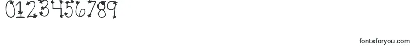 DjbItsFullOfStars-Schriftart – Schriften für Zahlen und Nummern
